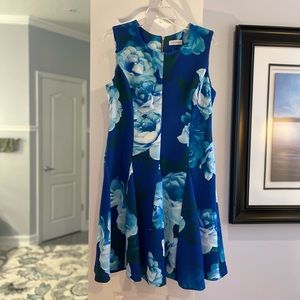 Calvin Klein fit and flare dress
